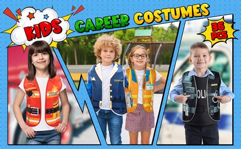 amazoncom cozypower  pcs kids community helper dress  vest career