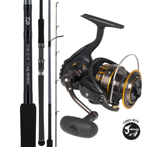 Daiwa BG 6500 | TD Saltwater 8ft 2pc Extra Heavy Topwater Combo | Land ...
