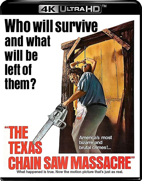 The Texas Chain Saw Massacre 4k Uhd 4k Uhd Blu Ray Marilyn Burns Us