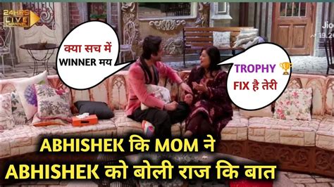 Bigg Boss 17 Abhishek Ki Mom Ne Abhishek Ko Bola Tu Winner Banega Beta