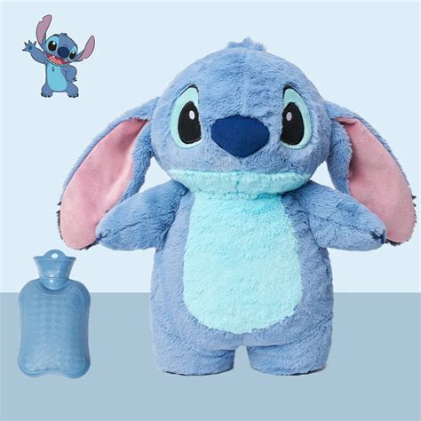Disney Hobby Stitch Winter Extra Large Plush Hot Water Bottle Women S