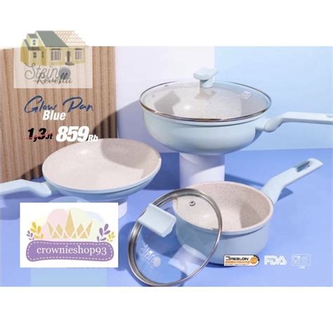 Jual Revella Glow Pan Series By Steincookware Av Pink Blue