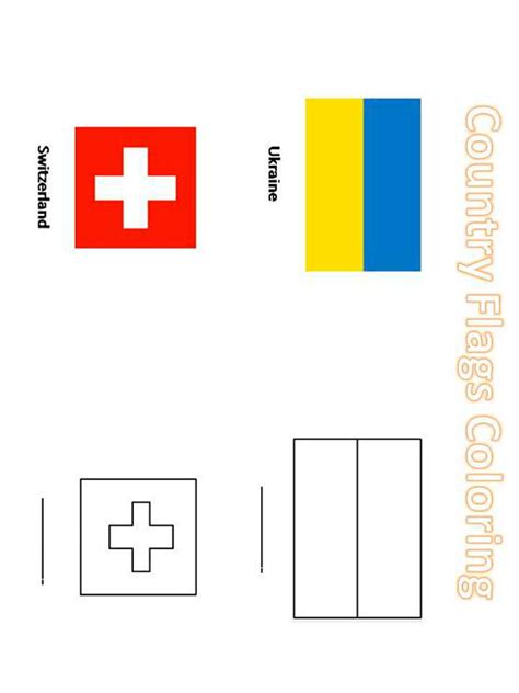 Printable Coloring Pages Of Country Flags