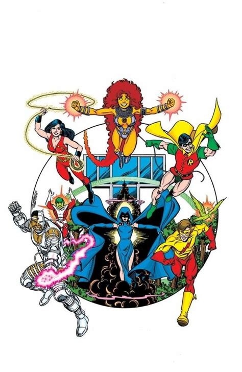 Pin By Scott Villarreal On George Perez Art Teen Titans Teen Titans