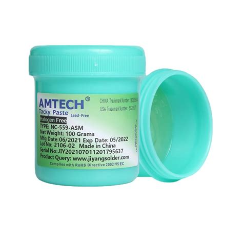 Кремовый флюс Amtech NC-559-ASM 100 г - купить с доставкой по выгодным ...