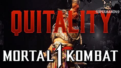 My First Quitality In Mk Mortal Kombat General Shao Gameplay