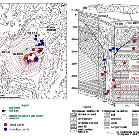 A Isocontour Map Of The Caldera Wall After Kurozumi And Doi