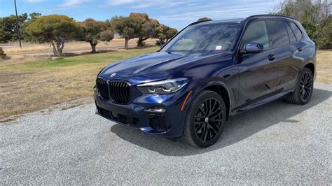 Tour The 2022 X5 M50i In Tanzanite Blue And Coffee Interior 4k Youtube