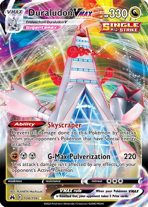 Duraludon VMAX Crown Zenith CRZ 104 PkmnCards