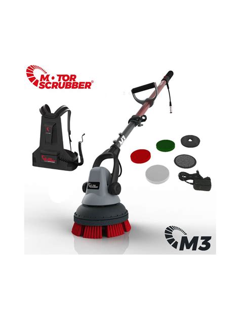 Motorscrubber M Battery Scrubbing Machine With Full Kit Medium