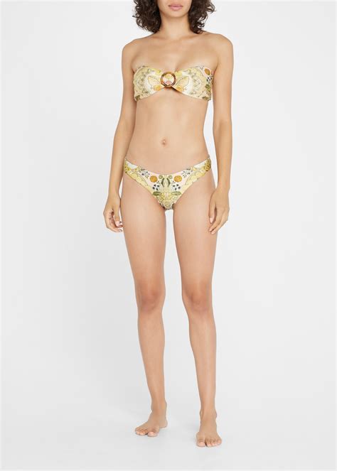 Zimmermann Laurel Bamboo Ring Two Piece Bikini Set Editorialist