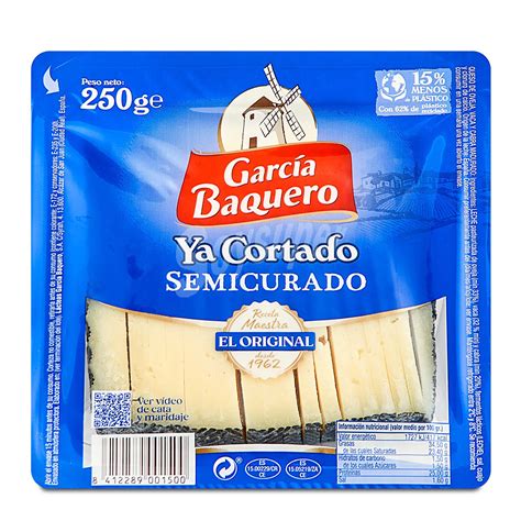 García Baquero Queso semicurado de vaca oveja y cabra Ya Cortado