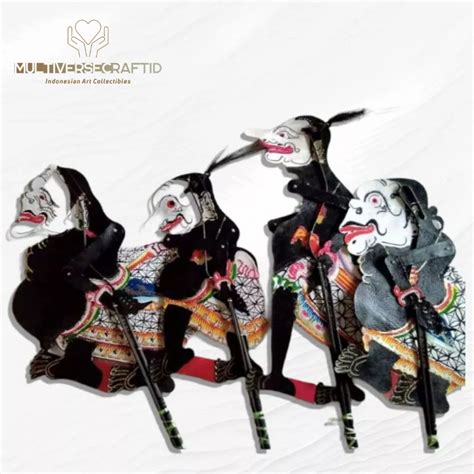 Jual Wayang Alusan Kulit Sapi Asli Wayang Kulit Punokawan Murah