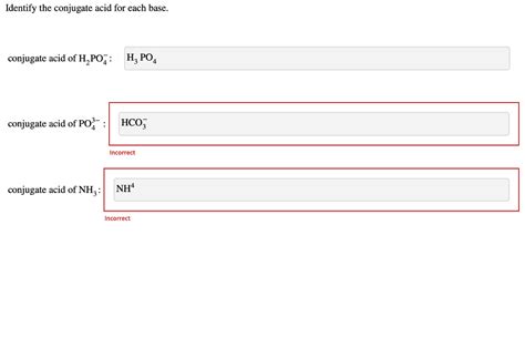 Identify The Conjugate Acid For Each Base Agustinkruwayers