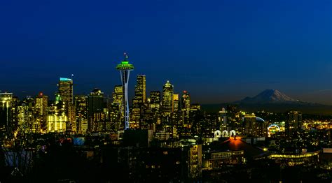 Seattle Night Photos, Download The BEST Free Seattle Night Stock Photos