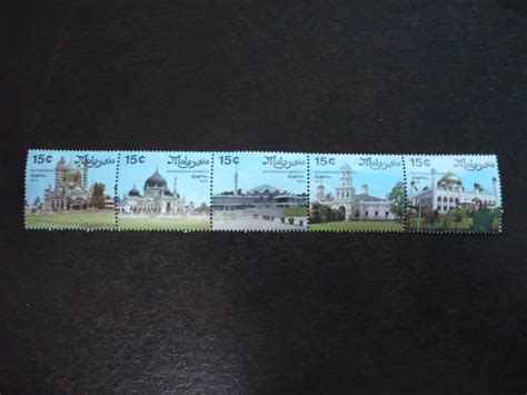 Stamps Malaysia Scott 134 Mint Hinged Strip Of 5 Stamps Asia