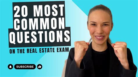 First Time Pass 20 Most Common Questions On The Real Estate Exam 2024