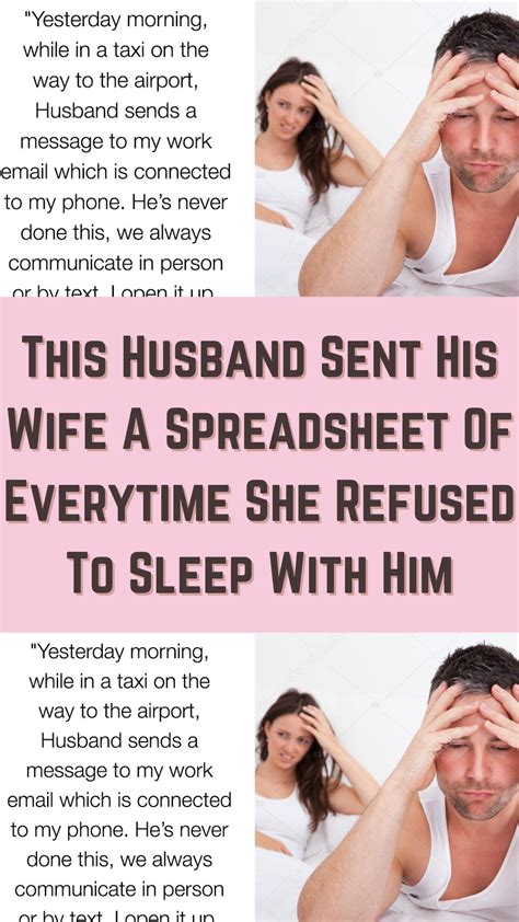 This Husband Sent His Wife A Spreadsheet Of Everytime She Refused To