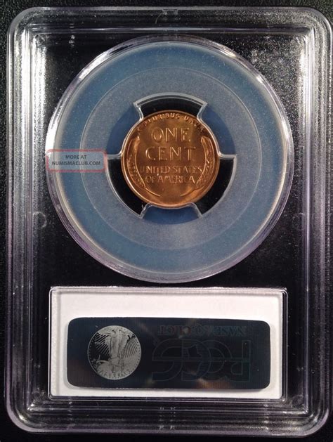 S Lincoln Wheat One Cent Pcgs Ms Rd