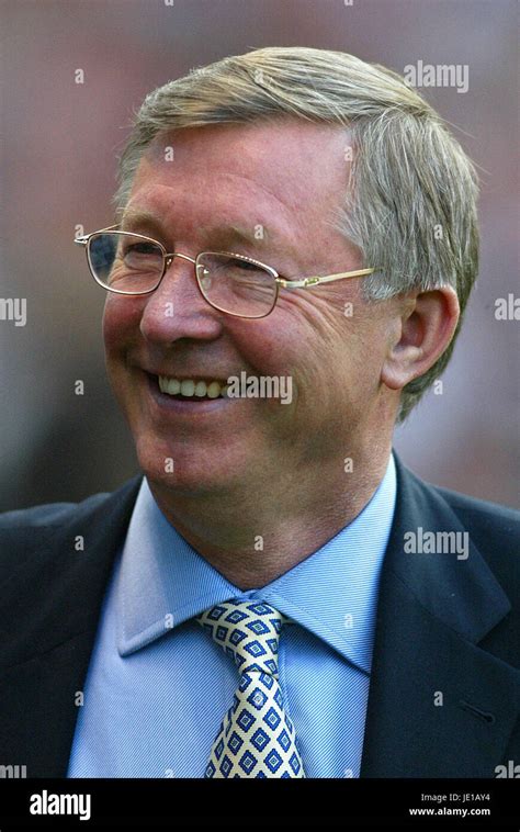 Alex Ferguson Manchester United Fc Manager Old Trafford Manchester 24