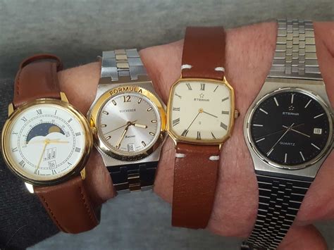 Bucherer Eterna X 2 By Saros AG Swiss Vintage Zam Zenith Hamilton Epos