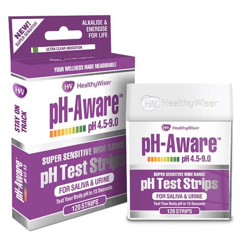 Buy PH Test Strips 120ct Tests Body PH Levels For Alkaline Acid