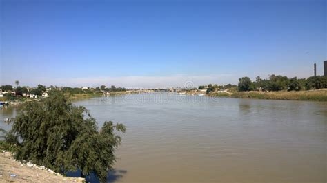 Tigris river in Iraq stock photo. Image of provincial - 68634800