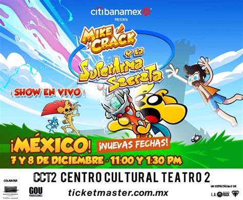 Mikecrack Y La Super Arma Secreta Eventos En Cdmx