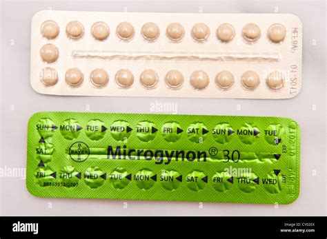 Microgynon contraceptive pill Stock Photo - Alamy