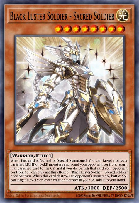 Black Luster Soldier Sacred Soldier Yu Gi Oh Card Database