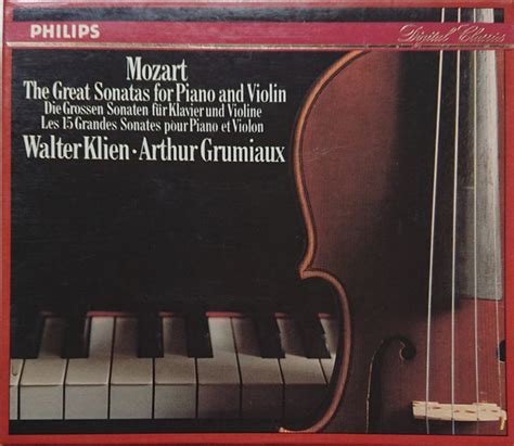 The great sonatas for piano and violin grossen sonaten für