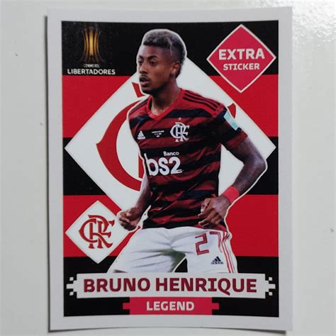 Figurinha Legend Personalizada Bruno Henrique Flamengo Shopee Brasil