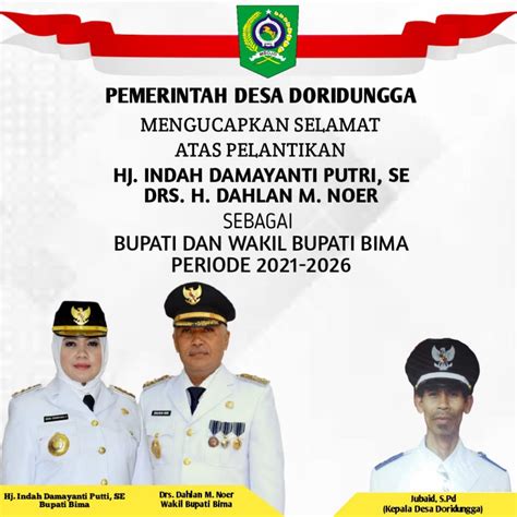 22 Ucapan Selamat Atas Pelantikan Bupati Dan Wakil Bupati Chika Ciku