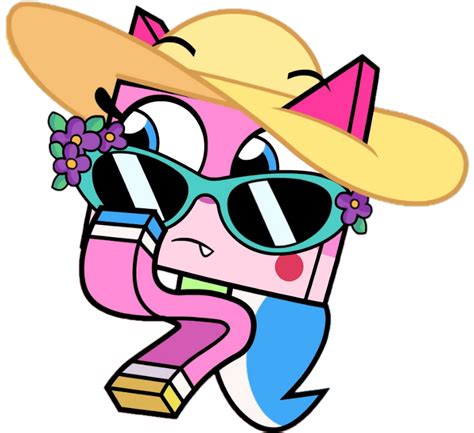 Unikitty In Beach Outfit Vector By Faze Alan Mskull1 On Deviantart