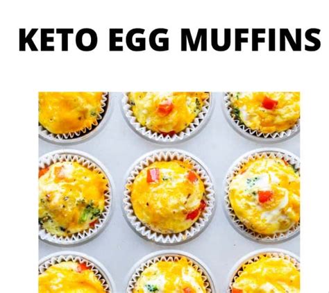 KETO EGG MUFFINS - Keto Recipes