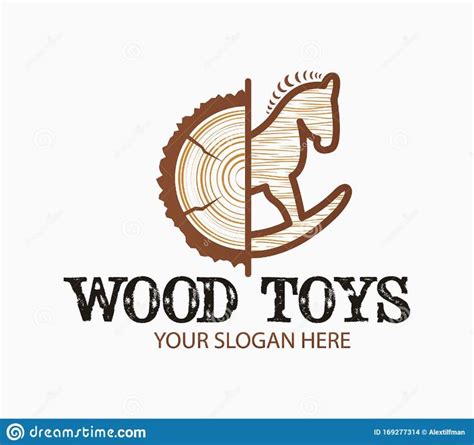 Abstract Wood Toys Logo Design