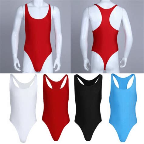 US Sissy Men Lingerie Thong Leotard Bodysuit Ubuy India