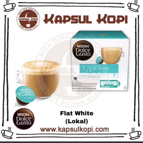 Jual Kopi Flat White Kapsulkopi Nescafe Dolce Gusto Lokal Coffe