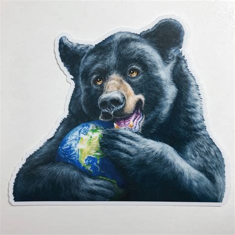 Bear Hug Sticker - LaMontagne Art