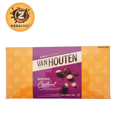 Chocolate VAN HOUTEN Panned Dark Milk Assortment Box 150g Coklat Lazada