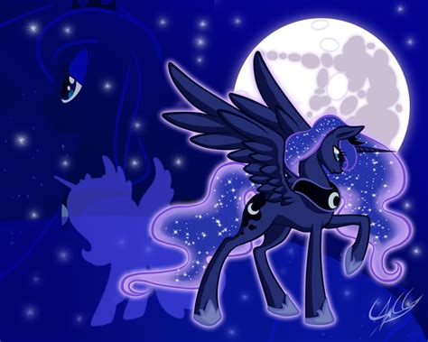 Princess Luna Wallpaper 01 By Ponychaos13 On Deviantart