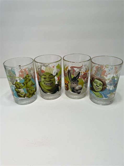 Dreamworks Mcdonald S Shrek The Third Drinking Glass Tumbler Cup