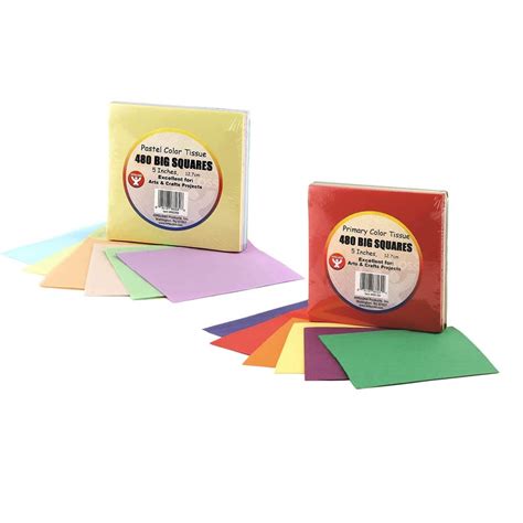 Tissue Paper Squares Pcs Hygloss Products