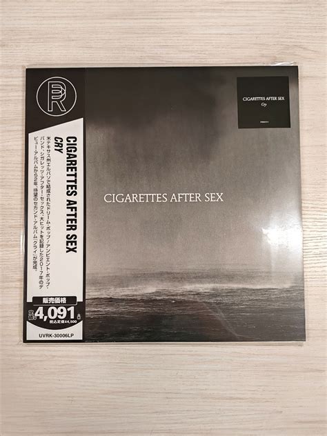 JAPAN EDITION CIGARETTES AFTER SEX CRY JAPAN PRESSING WITH OBI VINYL LP PLAKA NOT CD