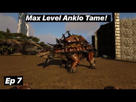 MAX LEVEL ANKLO TAME ARK Ragnorok Ep 7 YouTube