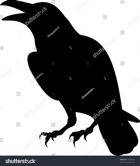 Raven Vector Stock Vector (Royalty Free) 18398590 | Shutterstock