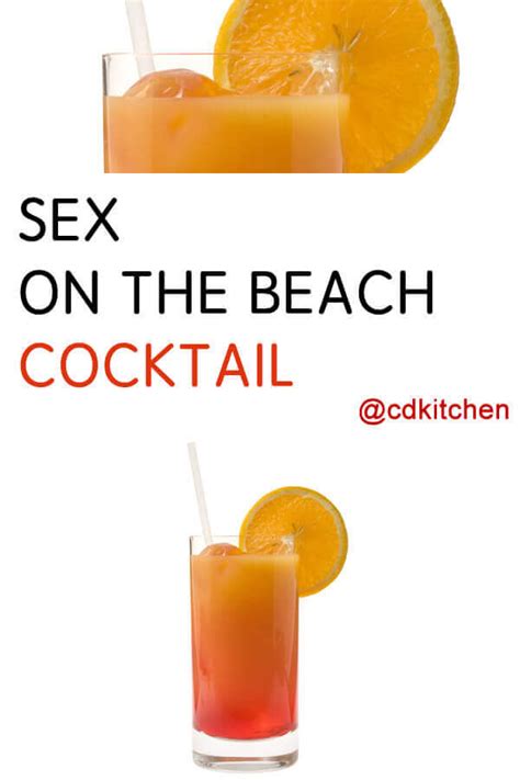 Sex On The Beach Cocktail Recipe From CDKitchen