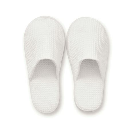 Murmur Spa Collection Waffle Slippers White