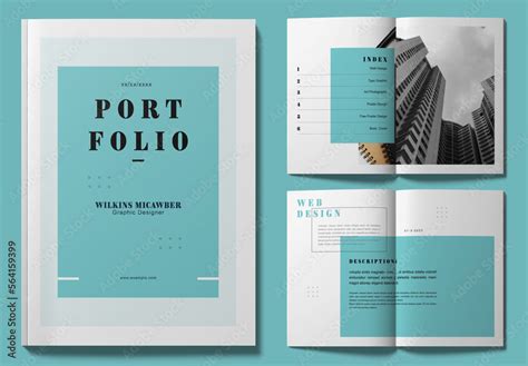 Graphic Design Portfolio Template Stock Template Adobe Stock