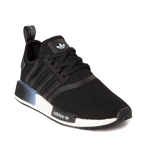 Womens Adidas Nmd R1 Primeblue Athletic Shoe Black Blue Dawn Journeys